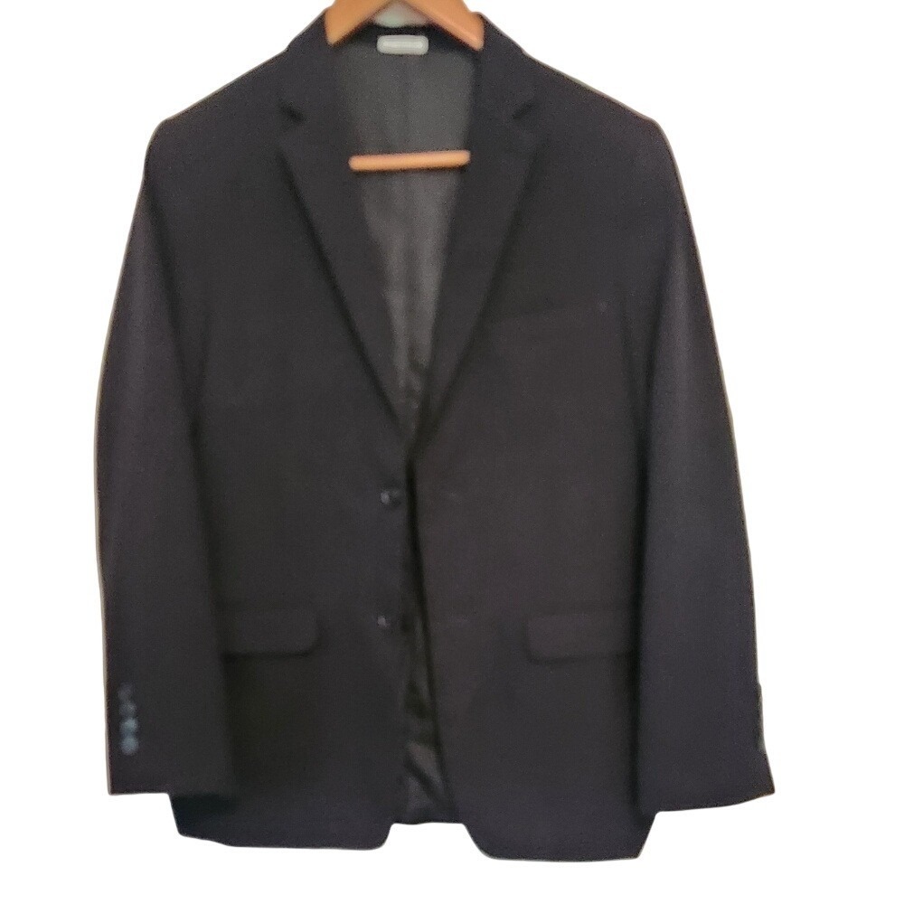 Calvin Klein Regular Black Button Front Blazer Ja… - image 5